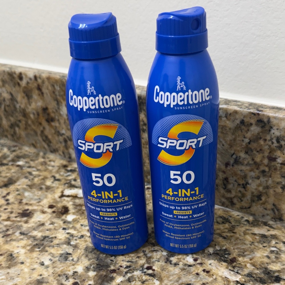 NWT Coppertone Sport 5.5 oz. SPF 50 Sunscreen Spray - Exp 2028